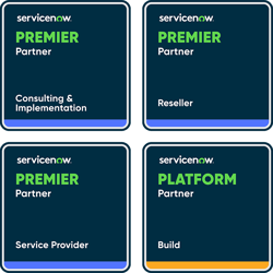 FROX' ServiceNow Partner Badges