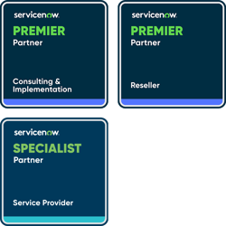 FROX' ServiceNow Partner Badges