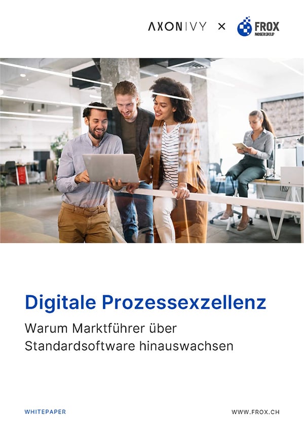 White Paper von FROX und Axon Ivy: Digitale Prozessexzellenz
